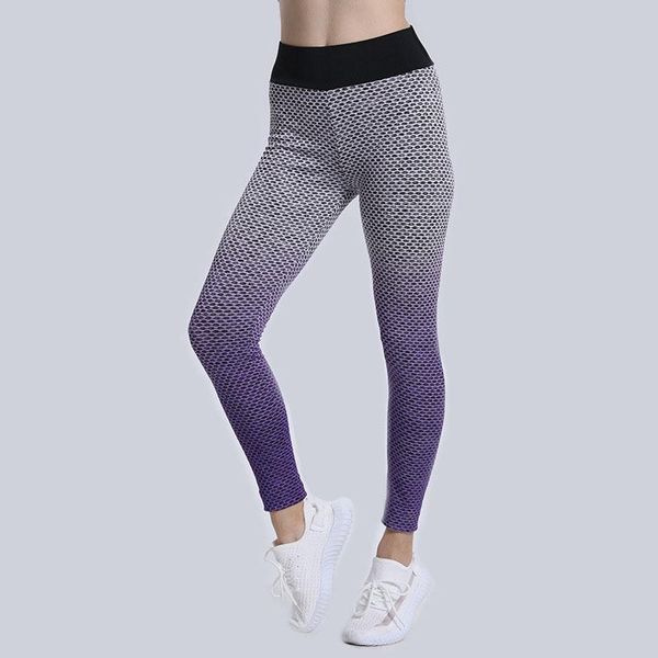 

yoga outfit asheywr women pants gradient fitness high wasit trianing running sport leggings gym joggings cycling outdoor girl
