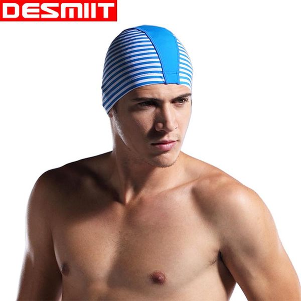 

mens brand swimming caps nylon swim male female