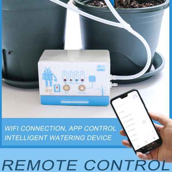 

houseplants garden tool landscape yard self watering automatic drip irrigation kit app control controller intelligent flower bed equipments