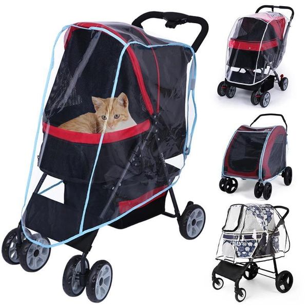 

cat beds & furniture pet cart dog carrier stroller cover puppy rain for accessories1