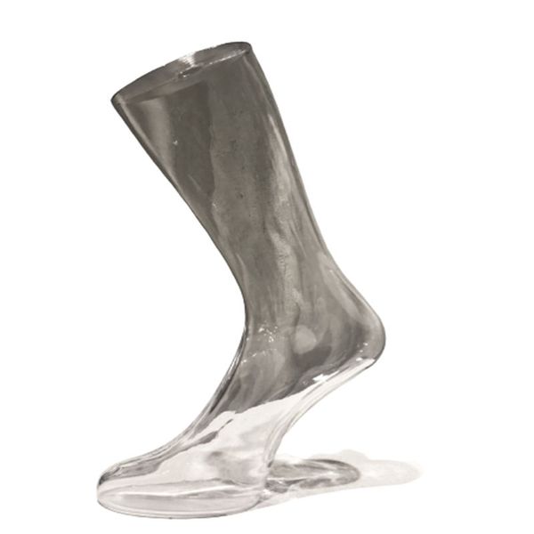 

new style clear foot mannequin transparent foot model quality, Khaki