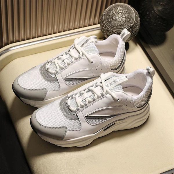 

designers oblique causal shoes low men women sneakers platform technical trainers fashion lace up soft splicing stylist shoe, Black