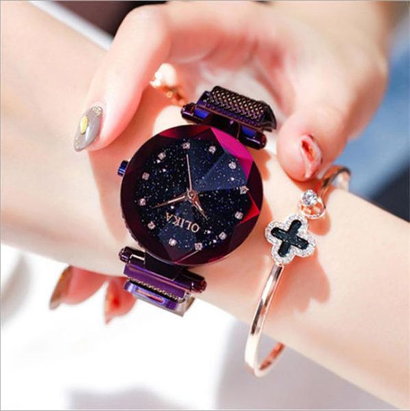 

explosions diamond star watch women's selling fashion ladies quartz wristwatches, Slivery;brown