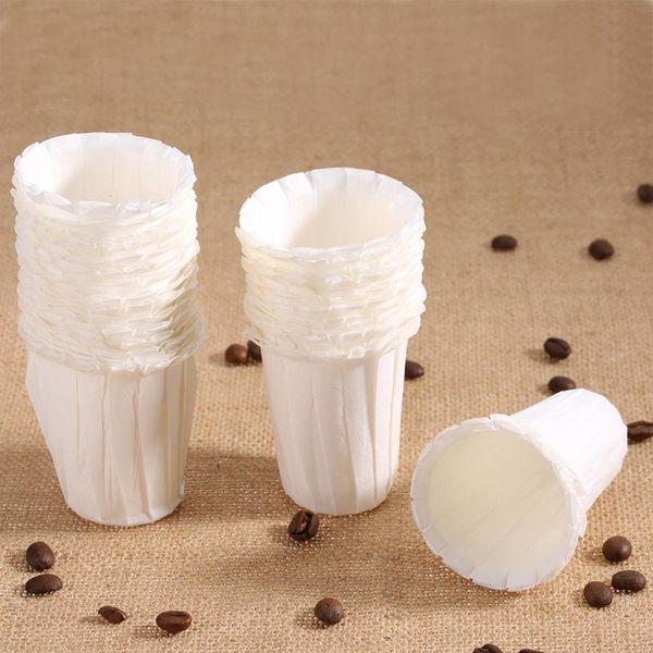 

coffee filters 100pcs white single serving paper for machine 24cm filter cake cup cups