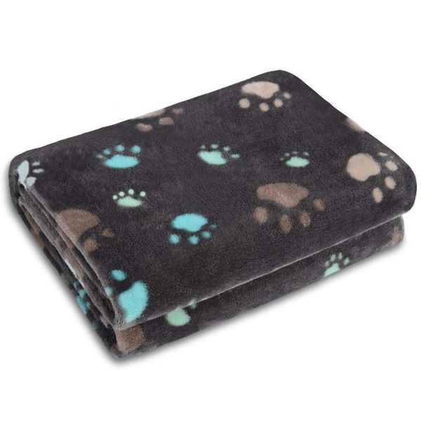 

kennels & pens warm winter pet dog bed blanket coral fleece soft touch large size printed cat sleeping quilt mats home decoration pets produ