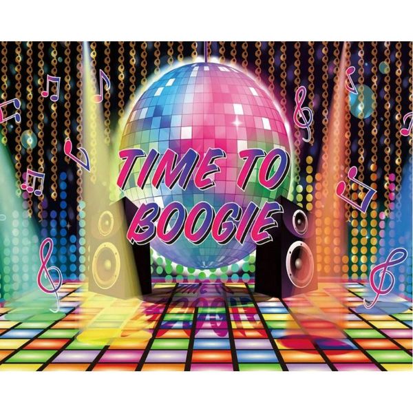 

party decoration colorful musical notes carnival backdrop baby shower room decor po booth studio prop