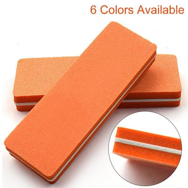 

3-5pcs/set 6colors profession nail files art sanding buffer sandpaper mini 100/180 manicure pedicure buffers tools1