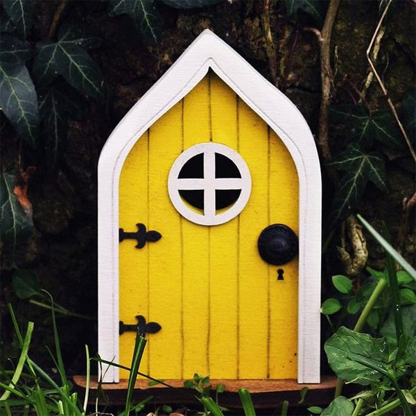 

garden decorations creative yard art sculpture decor home window 10pc door for trees open doors gnome accessory decoration gifts