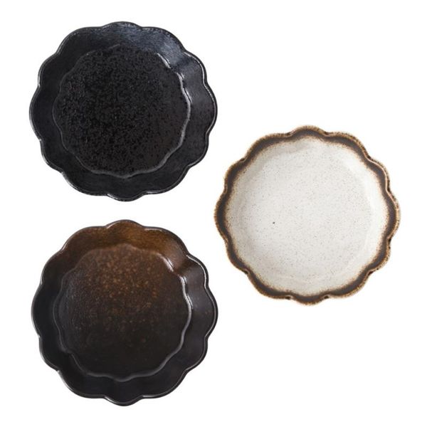 

3pcs ceramic salad bowl tableware breakfast dessert sauce container bowls