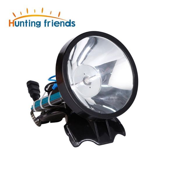

superbright 12v headlamp 100w xenon headlight external dc power fast starting hunting fishing lamp searchlight headlamps