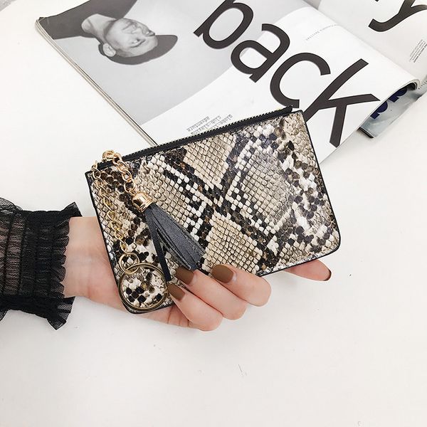 

2021 wallet women's fashion simple korean mini coin key bag thin short, Red;black