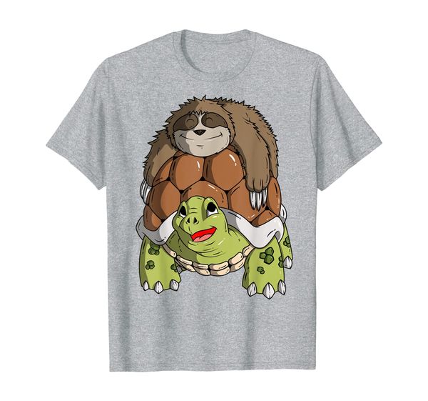 

funny chill sloth t-shirt, White;black