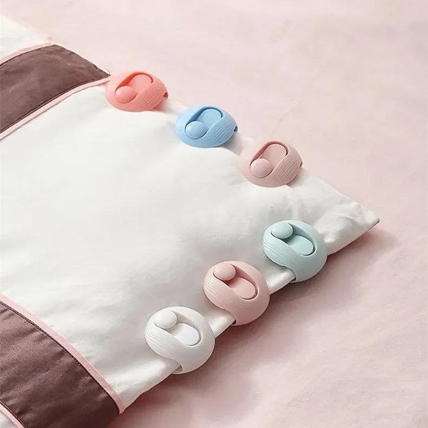 

clothing & wardrobe storage 4pcs clip blankets-fastener bed-cover duvet-sheet quilt plastic fixer garment-accessories non-slip duvet cover c