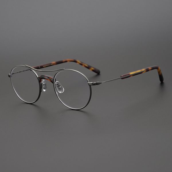 

design sunglasses luxury japanese collection john lennon handmade small round frame titanium retro prescription, White;black