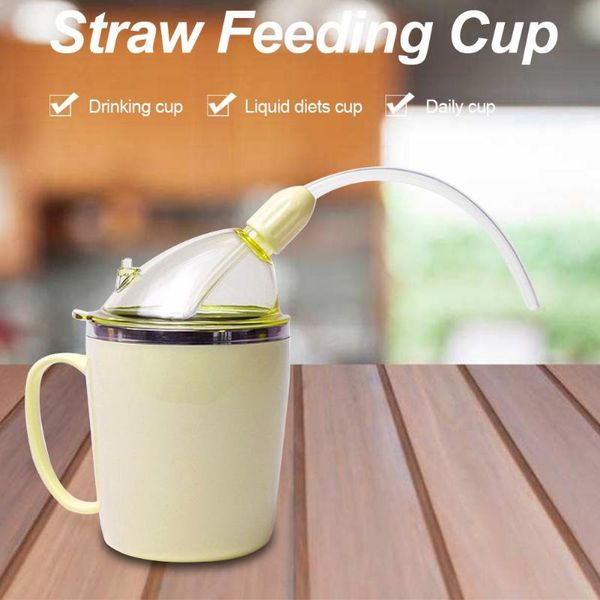 

water bottles multifunctional straw cup elderly patient pregnant woman liquid porridge soup nursing insulation kitchen supplies