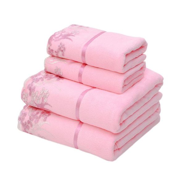 

towel 2 pcs/ set bath towels face hand quick drying for home travel bathing washing