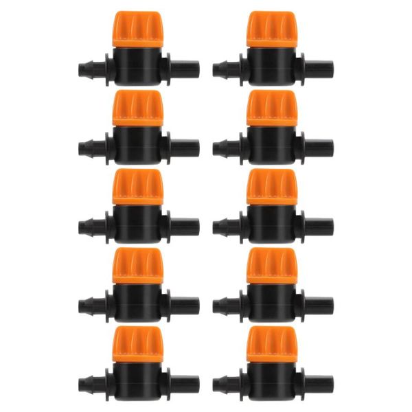 

smart home control 10pcs 4/7 mini switches garden irrigation valves fittings tube connectors