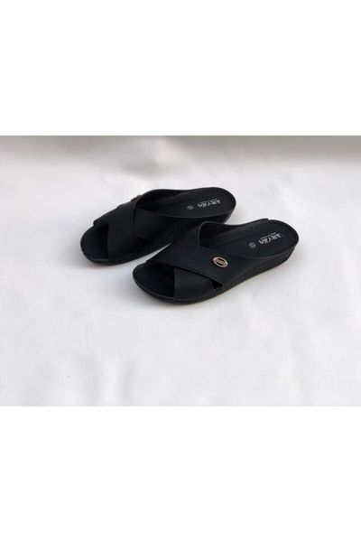 

slippers season aryan brand women orthopedic bottom, Black