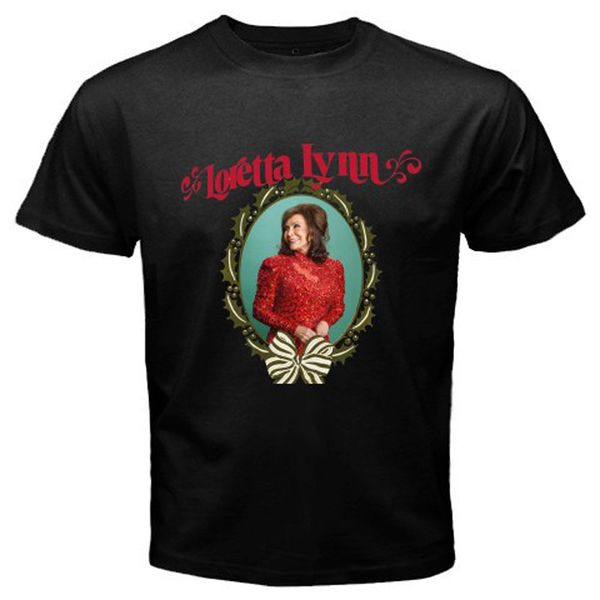 

loretta lynn men's black t-shirt size s to 3xl, White;black