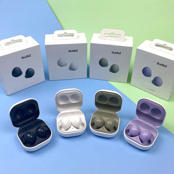 

for samsung galaxy 2021 buds 2 pro r177 bluetooth earphones mini wireless headset earphone new white purple black green wireless charging ea
