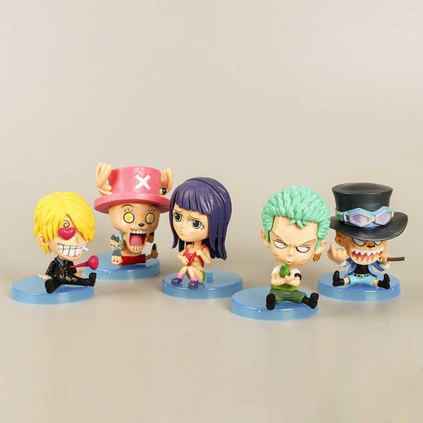 

8 pieces of pirate king's hand-made luffy sauron mountain zhina meirobin eisabo doll cake