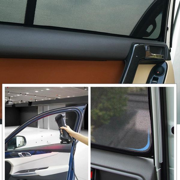 

car sunshade for forester 2005~2012 magnetic window sunshield sunproof sun shade visors gauze mesh protection accessories