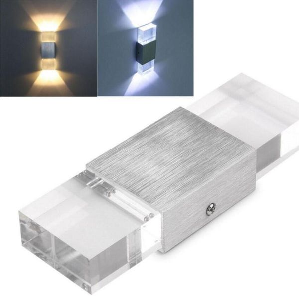 

wall lamp l27-acrylic crystal led modern simple aluminum alloy light corridor balcony bar ktv drop