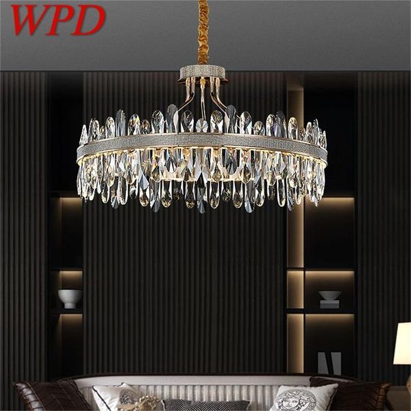 

chandeliers wpd chandelier pendant lamp postmodern creative crystal light fixture for home living dining room