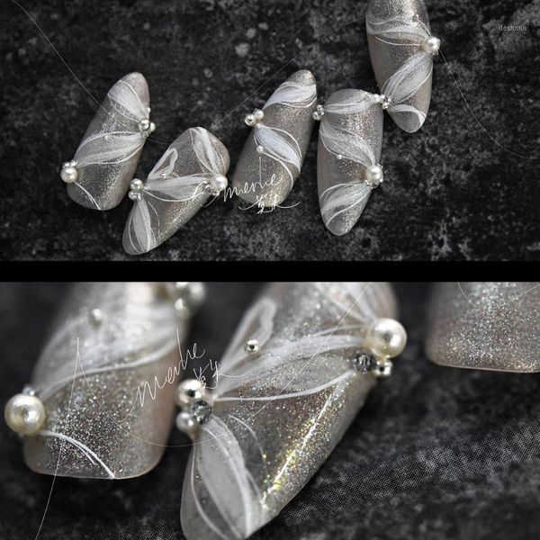 

[beautizon] 2021 3d engraved nail stickers sticker empaistic butterfly & decals1, Black