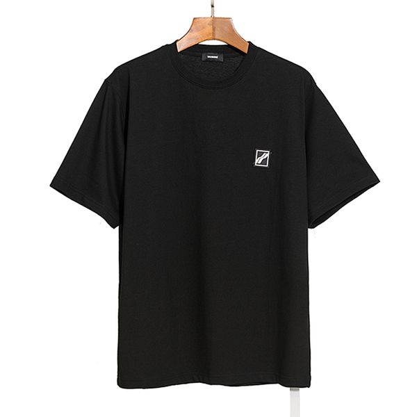 

20ss we11done t shirt concise and large logo 11 quality streetwear we11done t-shirts tees, White;black