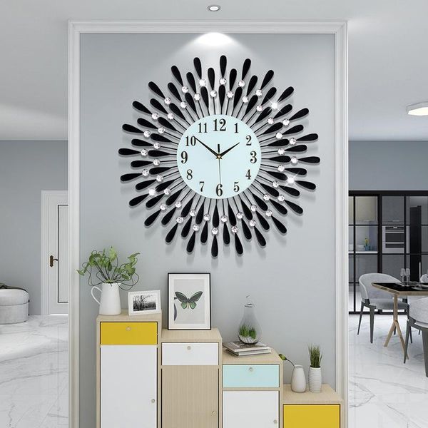 

tieyi creative clock wall living room decorative electronic quartz clocks