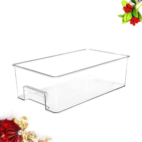 

1pc kitchen organiser refrigerator fresh box egg tray drawer type fruit and vegetable crisper storage boxes for fridge & organization