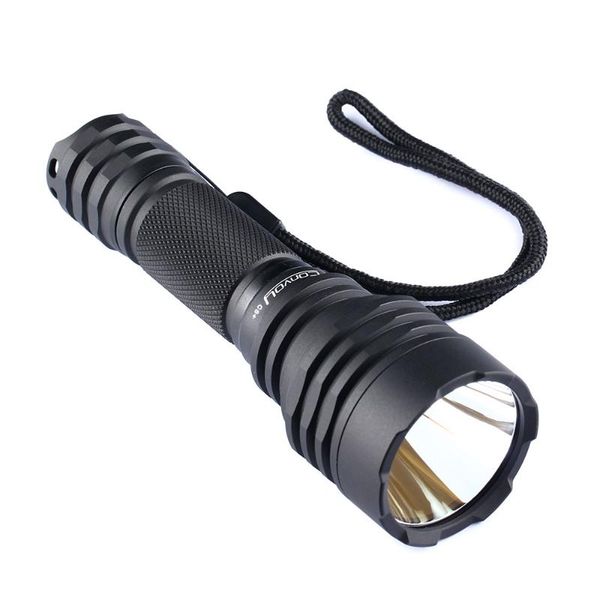 

flashlights torches black convoy c8+ with xpl hi led, dtp board and ar-coated inside, firmware