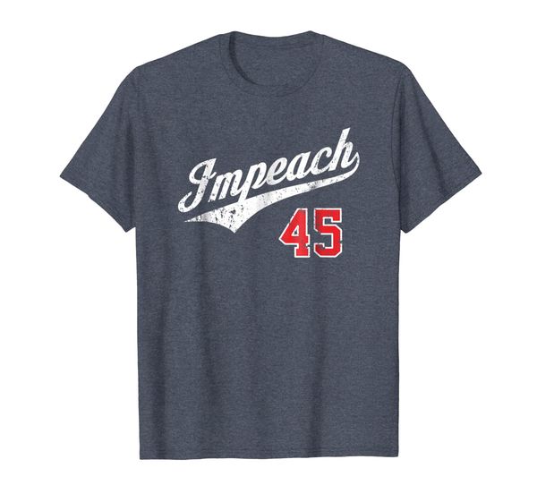 

team impeach 45 anti-trump t-shirt vintage, White;black