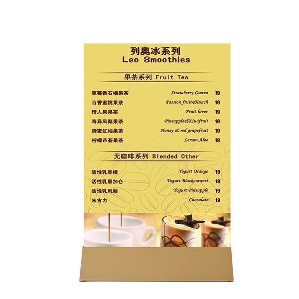 

frames and mouldings metal block stand poster display advertising banner up kt board label clip desk sign menu holder