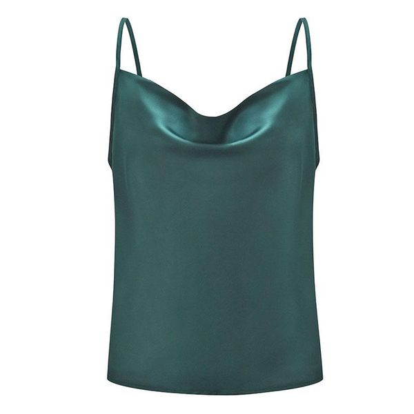 

women's tanks & camis ladies summer womens pure color casual sleeveless small vest fashion pleated beach sling t-shirt, White