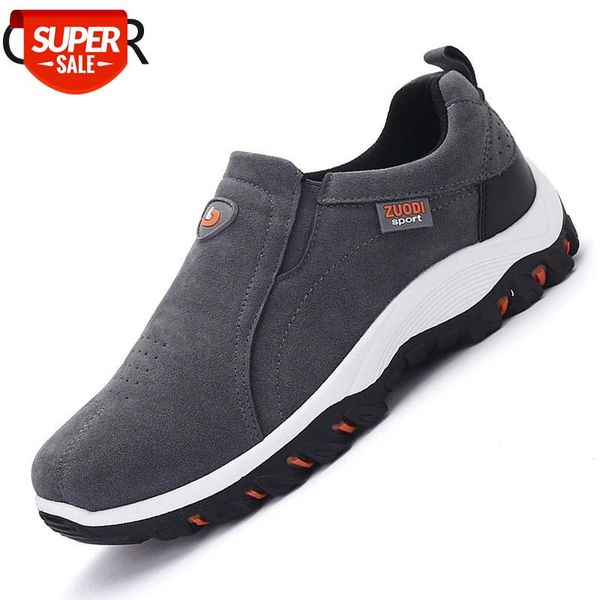 

2020 New Loafers Sneakers For Men Shoes Outdoors Breathable Flock Male Footwear Walking Comfortable Slip-On Shoes Men #py6N