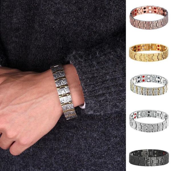 

bangle fashion magnetic weight loss energy magnets jewelry slimming bracelets twisted therapy bracelet healthcar, Black