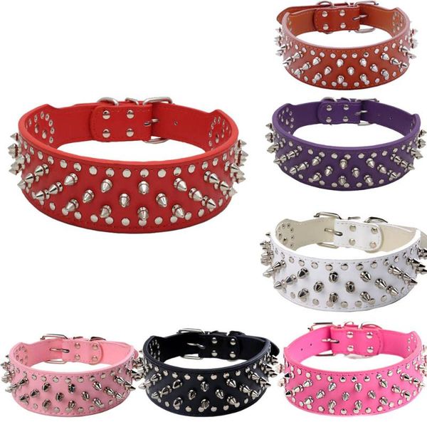 

drop rivet adjustable dog puppy pet collars necklace & leashes