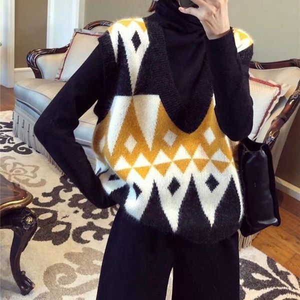 

hoodies multi function sleeveless sweater v-neck, spring, Black