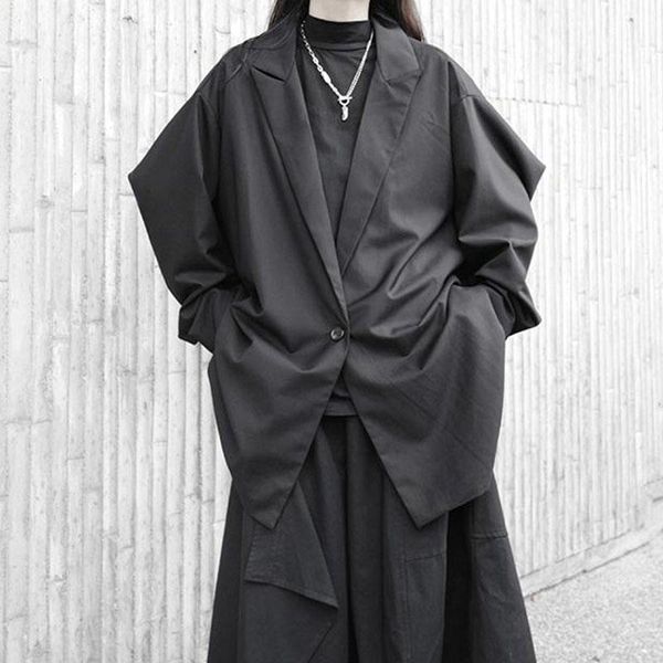 

women's trench coats black coat loose and fat 2021 spring autumn leisure small large windbreaker, Tan;black