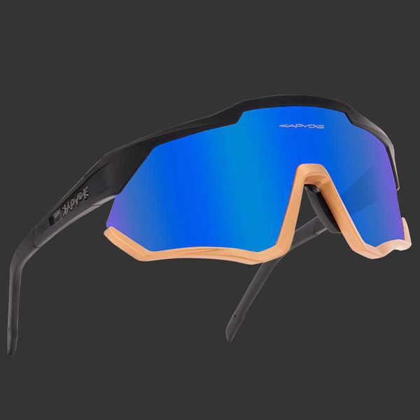 

kapvoe bicycle outdoor sports glasses bike polarized sports sunglasses cycling glasses for men and women pochromic goggles 211014, White;black