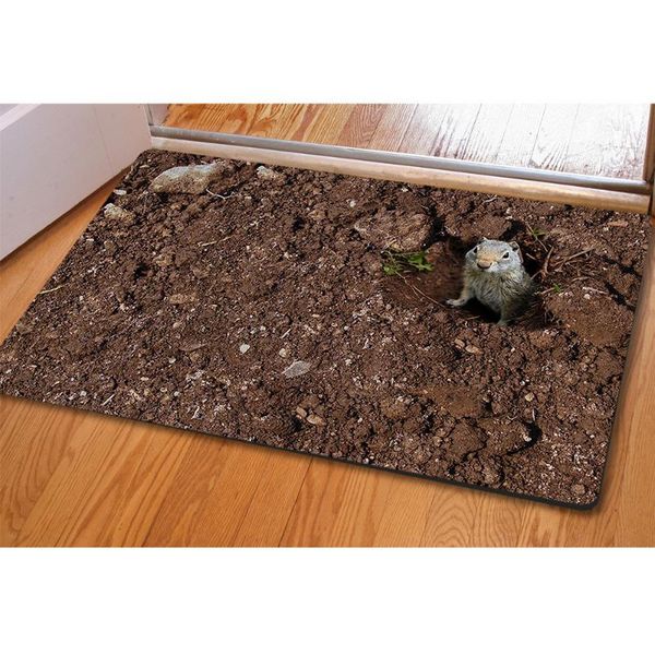 

carpets 3d pastoral style doormat creative home bathroom non-slip tapetes rugs para casa sala for living room carpet