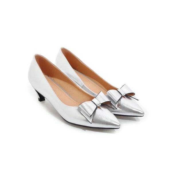 

dress shoes big sizebow decoration ladies high heels women woman pumps, Black