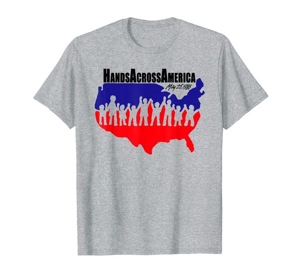 

hands across america t shirt t-shirt, White;black