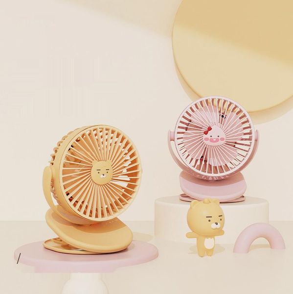 

electric fans lip fan usb rechargeable portable small office desk clip cute fun large capacity battery