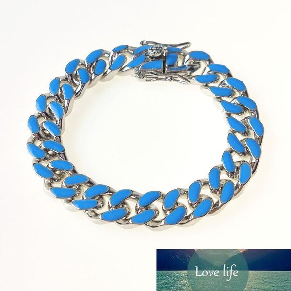 

splicing colorful epoxy choker hip-hop men and women short cuban collarbone chain fashion jewelry holiday gifts, Golden;silver