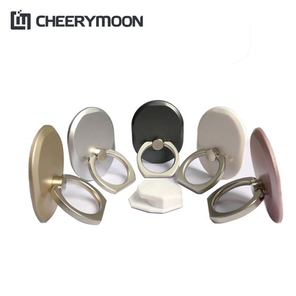 

cell phone mounts & holders cheerymoon q series 6 colors holder universal mobile ring 3d ire metal stand finger grip for full trackin