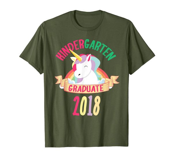 

kindergarten graduate 2018 shirt - cute goodbye kinder gift, White;black
