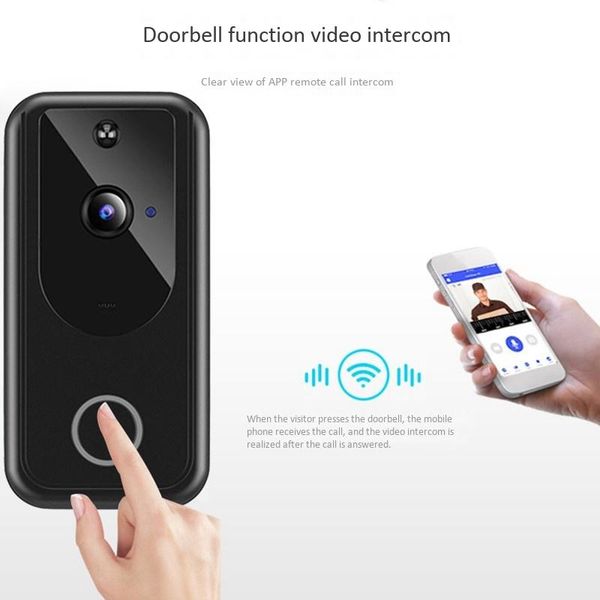 

video doorbell wifi high-definition wide-angle ligent alarm super battery life voice call night vision doorbells